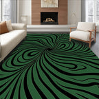Abstract Swirl Pattern Design Rug