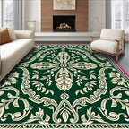 Ornate Floral Symmetry Pattern Rug