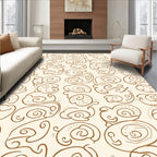 Playful Snail Pattern Delightful Design Rug