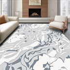 Abstract Floral Camouflage Pattern Rug