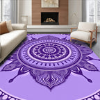 Circular Intricate Mandala Pattern Rug