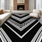 Bold Chevron Geometric Pattern Rug