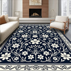 Classic Floral Vine Symmetry Rug
