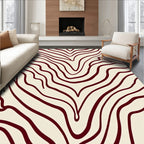 Bold Wavy Animal Print Rug