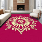 Floral Symmetry Pattern Design Rug