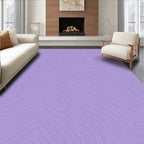 Lavender Swirl Abstract Pattern Rug