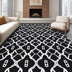 Monochromatic Lattice Pattern Rug