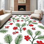 Christmas Spruce Berry Botanical Rug