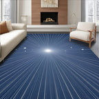 Radiant Starburst With 7 Stars Rug