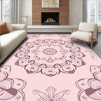Floral Mandala Pattern Rug