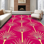 Bold Fan Patterned Bold Design Rug