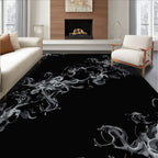 Abstract Smoke Swirl Decorative Pattern Rug