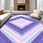 Pastel Diamond Stripe Geometric Rug