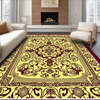 Vintage Floral Scrollwork Pattern Rug