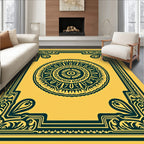 Ornamental Mandala Frame Pattern Rug