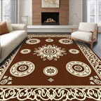 Mandala Floral Geometric Pattern Design Rug