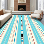 Vertical Striped Pattern with Accents Rug